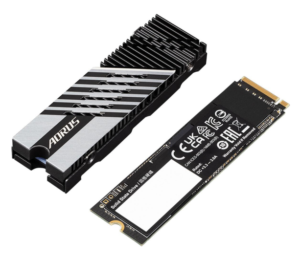 Gigabyte 2TB M.2 PCIe Gen4 NVMe AORUS 7300 - 1275398 - zdjęcie 2